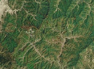 嶂石岩 - Google卫星照片